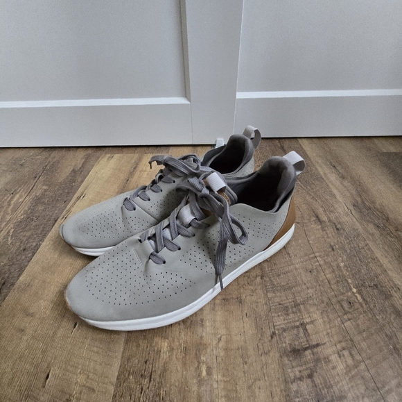 Steve Madden P-brixx Men's 9.5 Grey And Brown Sneakers (Shoes) Excellent Con. - Picture 1 of 13